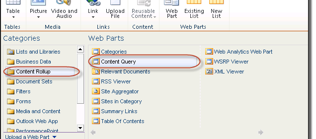 My Content Query Web Part Is Missing!