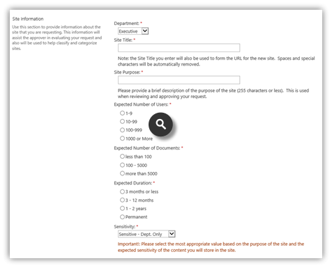 Changebot Screenshots - Configurable Forms