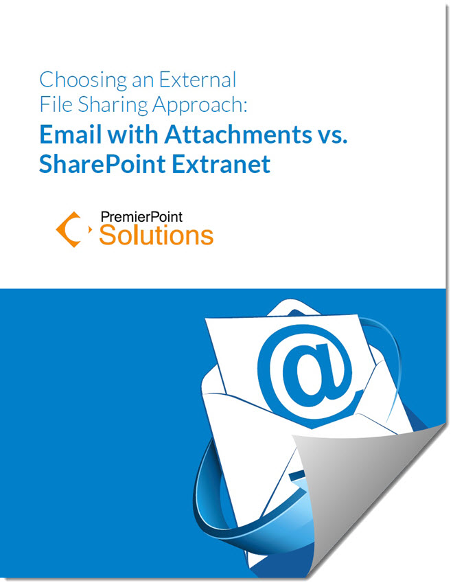 Email Attachments vs. SharePoint Extranet WhitePaper