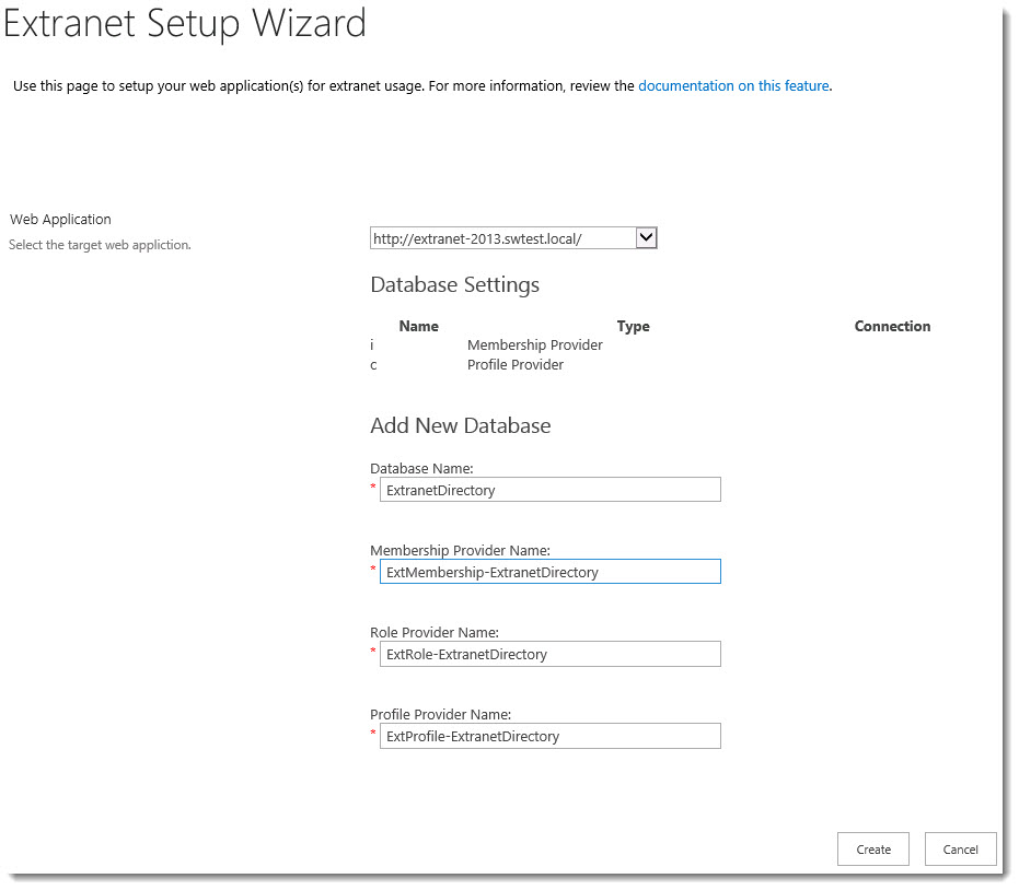 ExCM 2013 R2 Extranet Setup Wizard